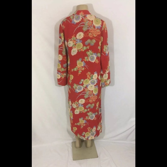 NWT TRF_Outwear Zara Sz S/M Long Floral Kimono - Picture 6 of 8
